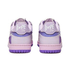 BAPE SK8 Sta Sneakers in White and Purple