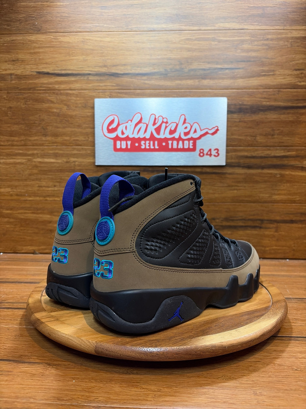 Jordan 9 Retro Light Olive Concord