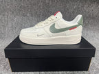 Nike Air Force 1 Low HV5979-130 White and Green Sneakers