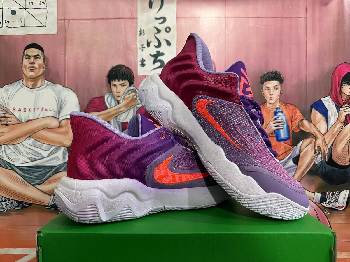 Nike Basketball Shoes in Purple and Burgundy