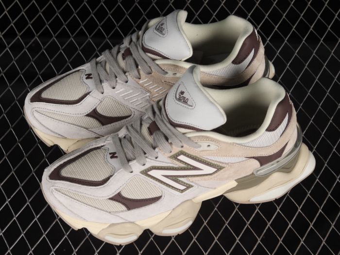 New Balance U9060FNA Sneakers in Cream and Brown