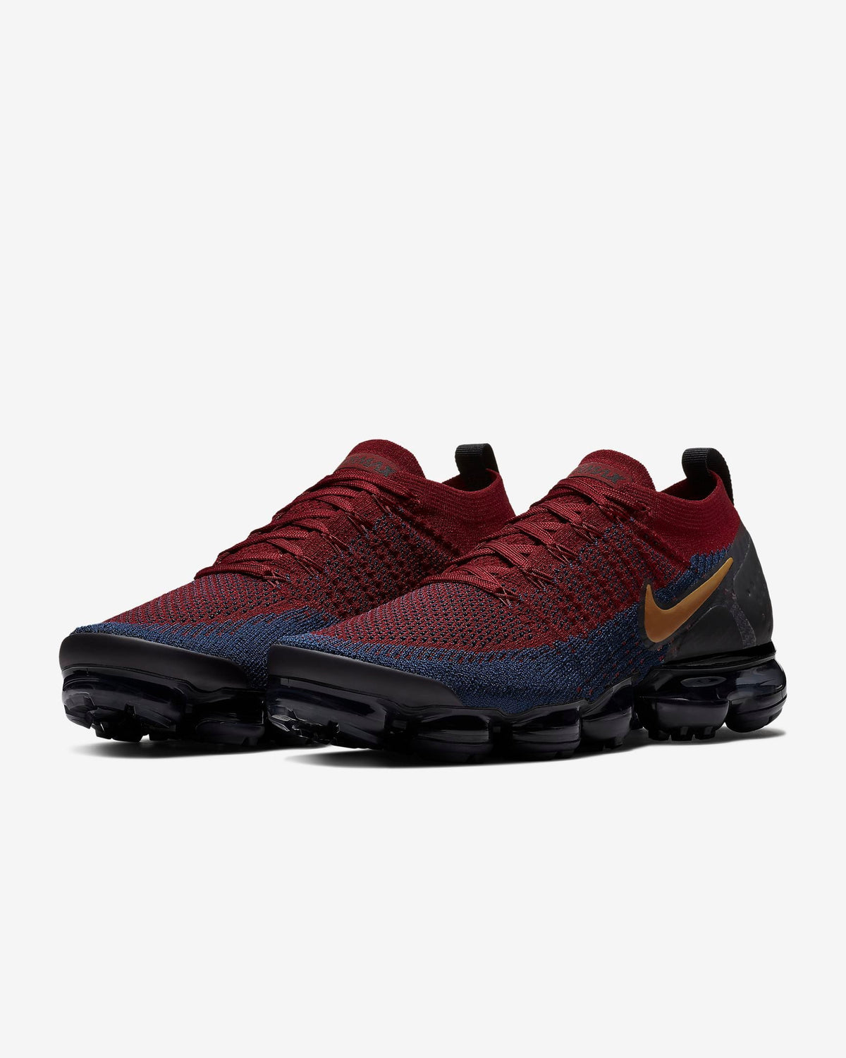 Nike Air VaporMax Flyknit 2 Burgundy Running Shoes 942842-601