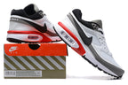 Nike Air Max Sneakers in White, Black, Gray and Red