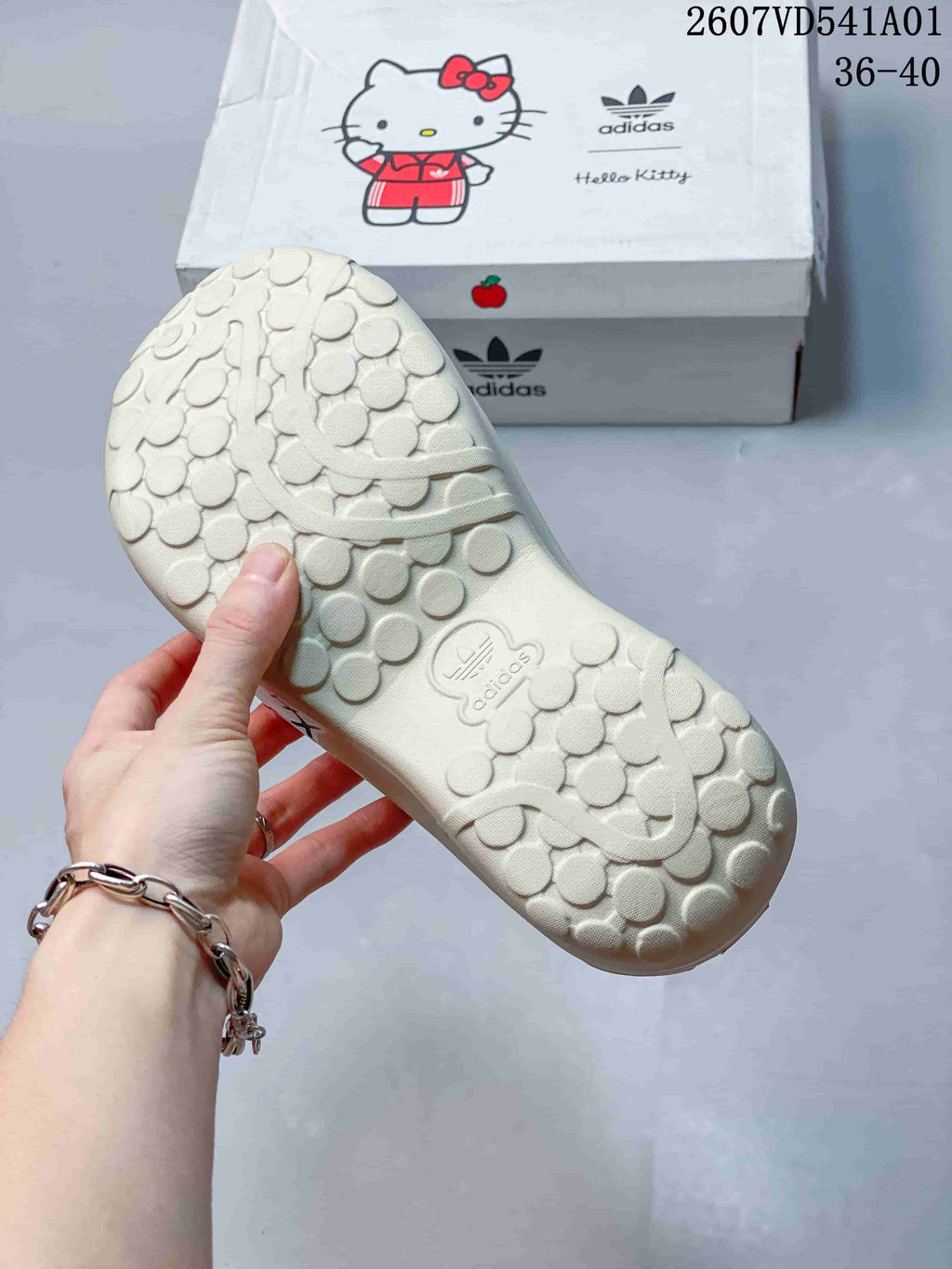 adidas x Hello Kitty Platform Mule Clogs, Cream, 07VD541A01