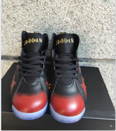 Jordan Air Jordan 7 Sneakers Black Red Gold