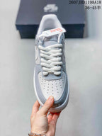 Nike Air Force 1 ’07 Low Gray White Sneakers 2607JHD1198A18