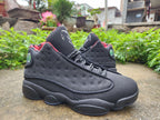 Jordan 13 Retro Black and Red Men's Sneakers
