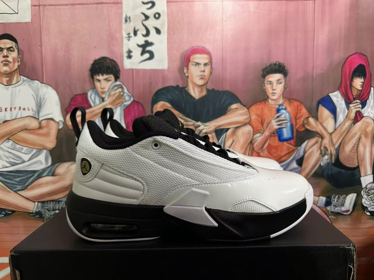Jordan White Black Basketball Sneakers