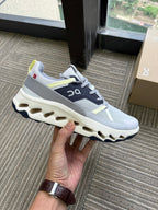 On Running AP-6 Sneakers Gray and Yellow