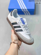 Adidas Samba Low-Top Sneakers in White and Black