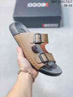 ECCO Double-Buckle Slide Sandals 2607JJD517A17