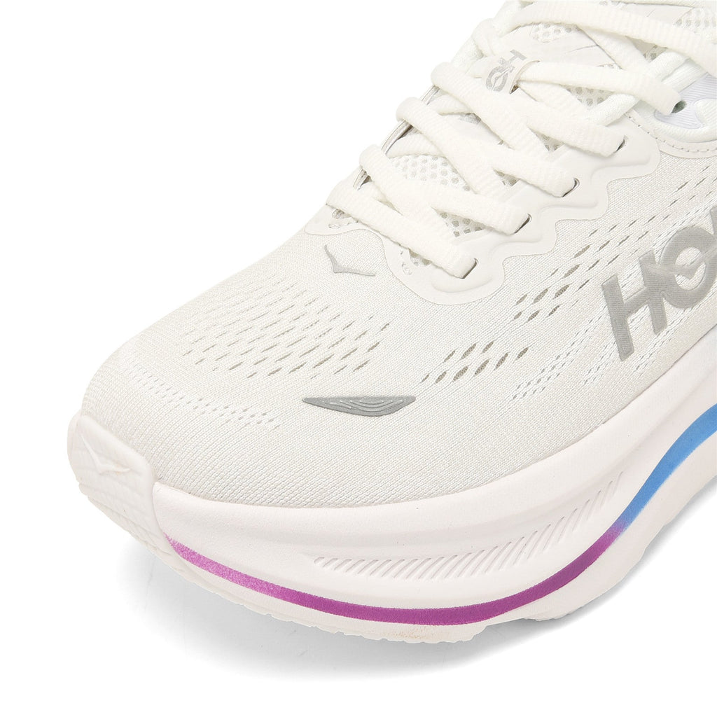 HOKA Bondi 9 White Rainbow Running Shoes 1162012-CYWH