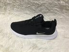 Nike Black and White Knit Low-Top Sneakers
