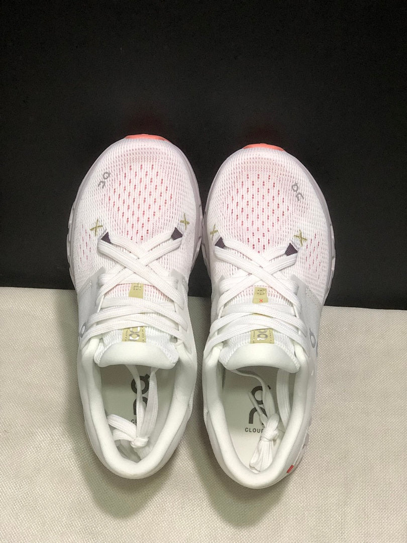 On Cloud X 4 Sneakers White Yellow Pink