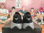 Nike Black and Grey Basketball Sneakers