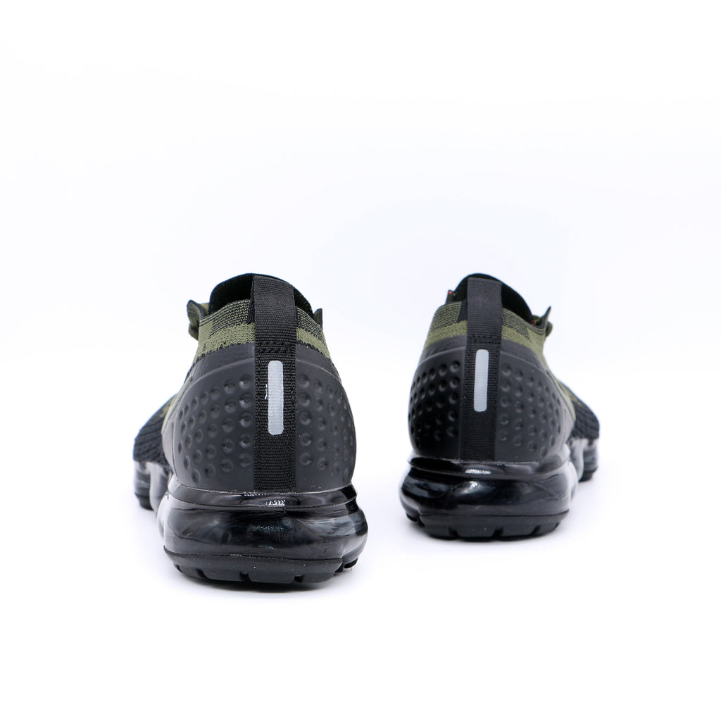 Nike Air VaporMax Flyknit Sneakers, Olive Black, 942842-0089