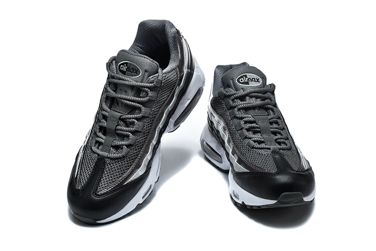 Nike Air Max 95 TT Black and Metallic Silver Sneakers