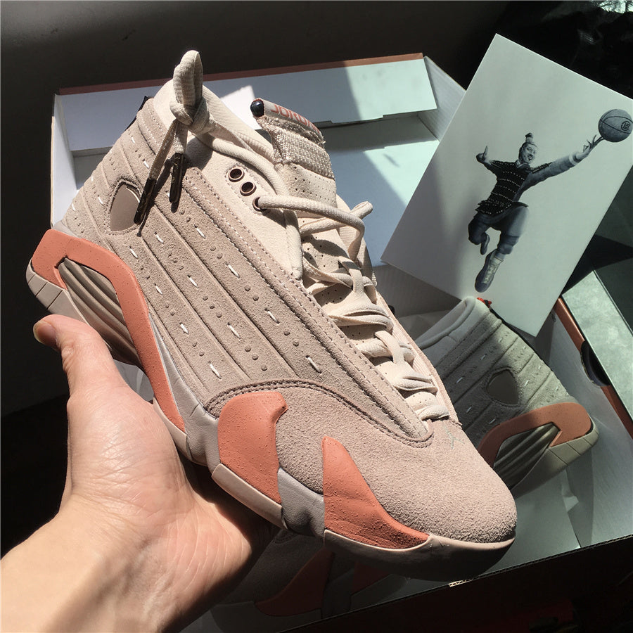 Jordan 14 Low CLOT Terracotta Blush Sneakers DC9857-200