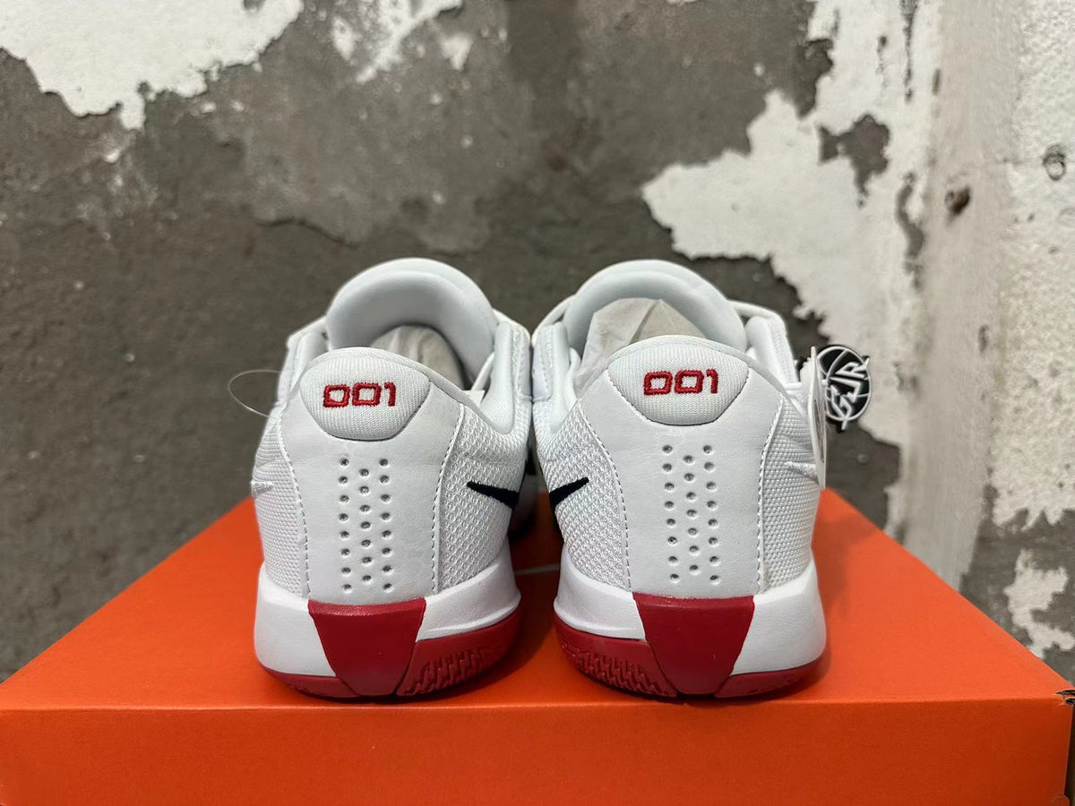 Nike Basketball Shoes White Black Red