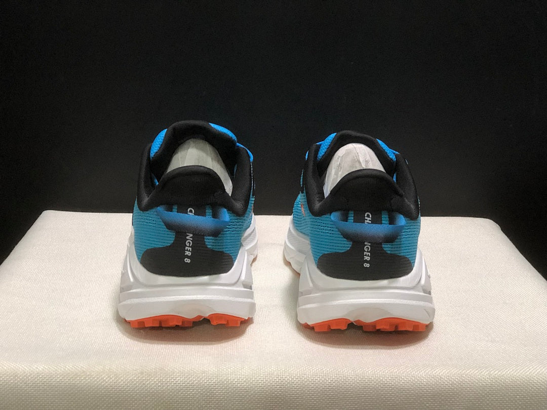 HOKA Challenger 8 Trail Running Shoes in Blue