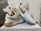 Nike LeBron 21 Basketball Shoes White Gold