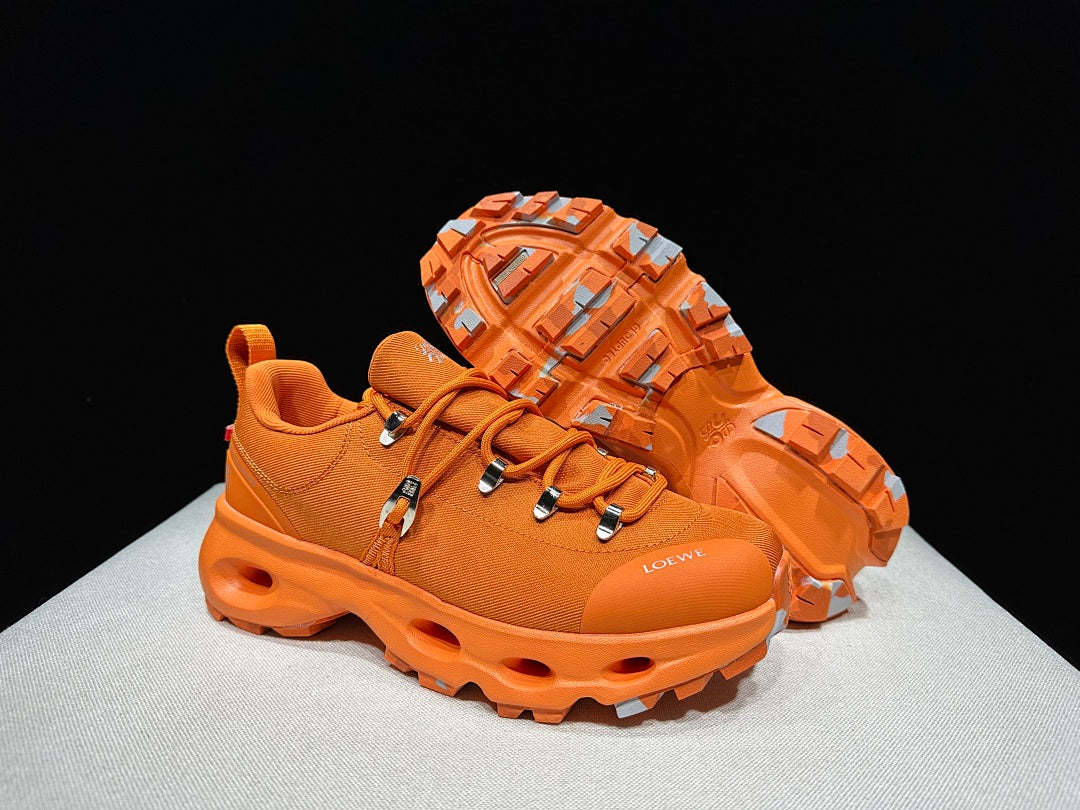 On x Loewe Cloudsurfer Orange Trail Sneakers