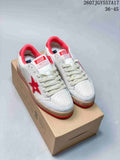 Golden Goose Ball Star White Red Low-Top Sneakers 2607TGY557A17
