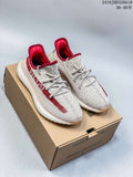 Adidas Yeezy Boost 350 V2 Cream Red Knit Sneakers