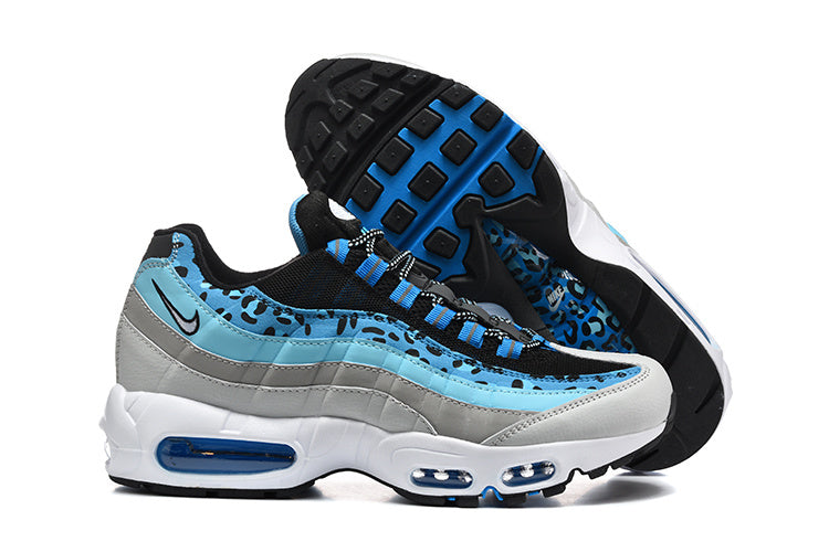 Nike Air Max 95 Blue Leopard Print Sneakers