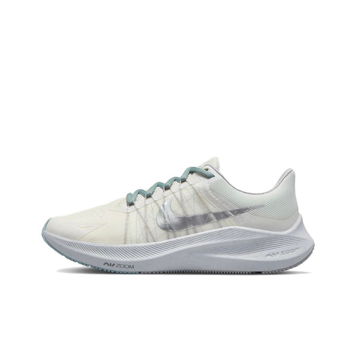 Nike Zoom Winflo 8 Running Shoes White Silver DA3056-002