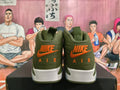 Jordan 6 Retro High-Top Sneakers in Olive Green and Orange