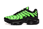 Nike Air Max Plus Black and Volt Green Sneakers