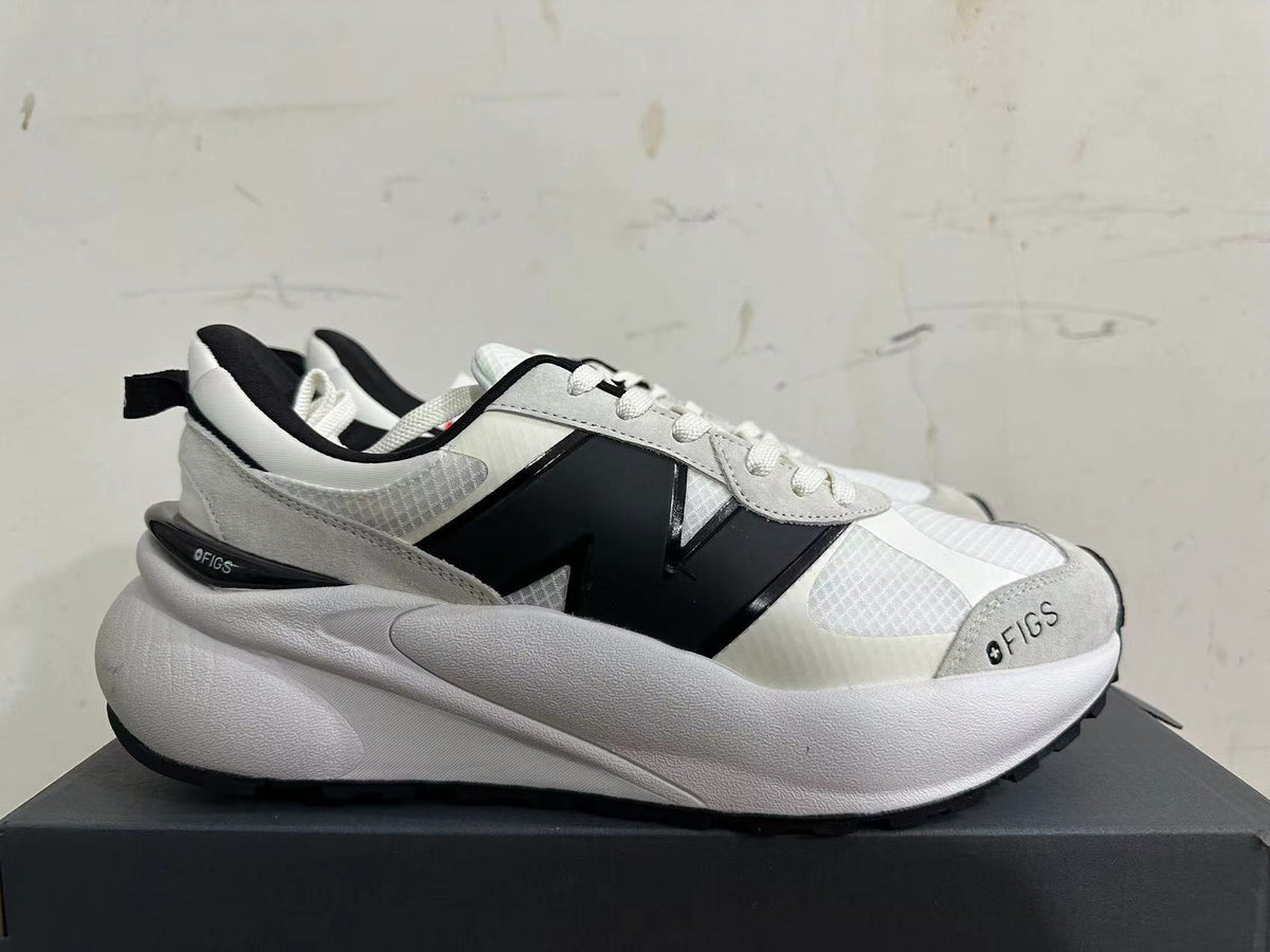 New Balance 3447 Sneakers in White and Black