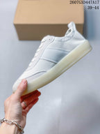 ECCO Perforated White Casual Sneakers 2607GXD447A17