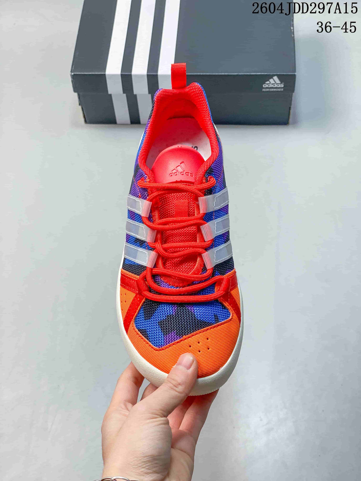 Adidas Terrex CC Boat Water Shoes Orange Blue 2604JDD297A15