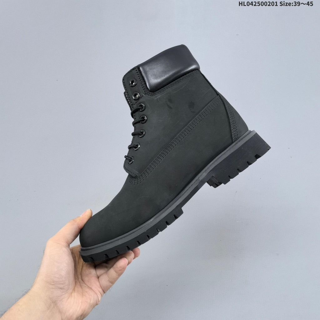 Timberland High-Top Lace-Up Boots, Wheat and Black