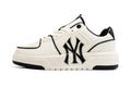 MLB New York Yankees Low-Top Sneakers in White and Black