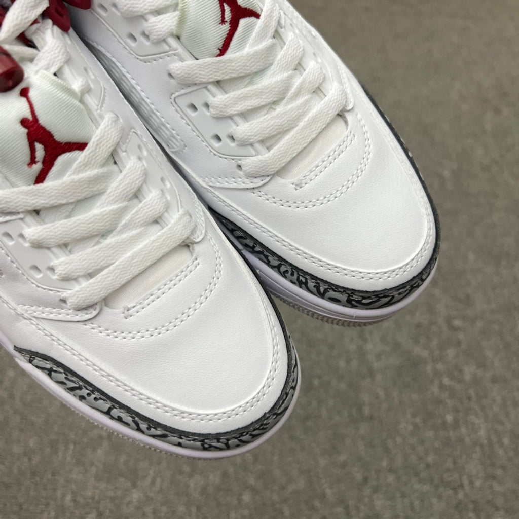Air Jordan Spizike Low White and Burgundy Sneakers FQ1759-106