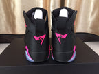 Jordan Air Jordan 7 Black and Pink High-Top Sneakers