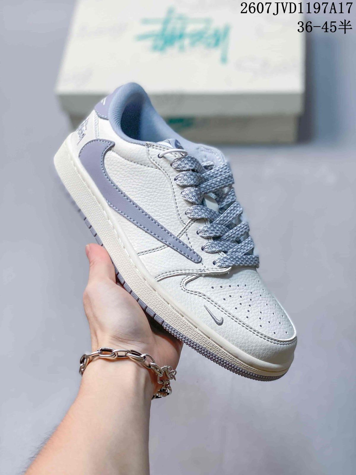 Jordan Air Jordan Low White Grey Sneakers 2607JVD1197A17