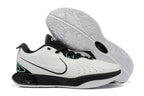 Nike 870-17 White and Black Basketball Sneakers