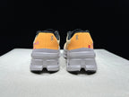 On Cloudmonster Running Shoes, Pale Yellow and Orange
