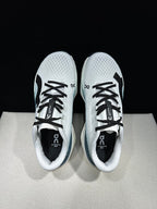 On Cloudboom Max Running Shoes in White and Lake Blue