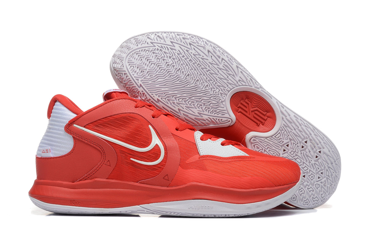 Nike Kyrie 5 Basketball Shoes, Red and White