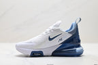Nike Air Max 270 White and Blue Sneakers JFD268-FZJ