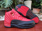 Air Jordan 12 High-Top Sneakers in Red/Black or Black/Purple