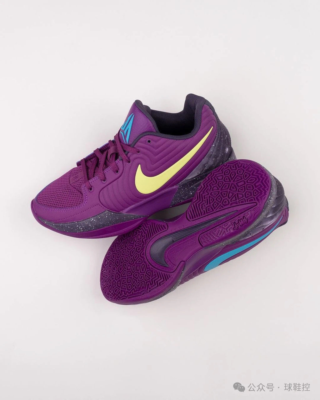 Nike Ja 1 Basketball Shoes in Purple and Yellow