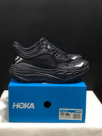 HOKA Stinson 7 Black Trail Sneakers