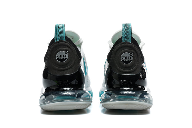 Nike Air Max 270 White Black Turquoise Sneakers