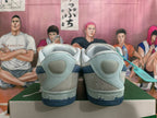 Puma Suede Low-Top Sneakers in Blue and Gray